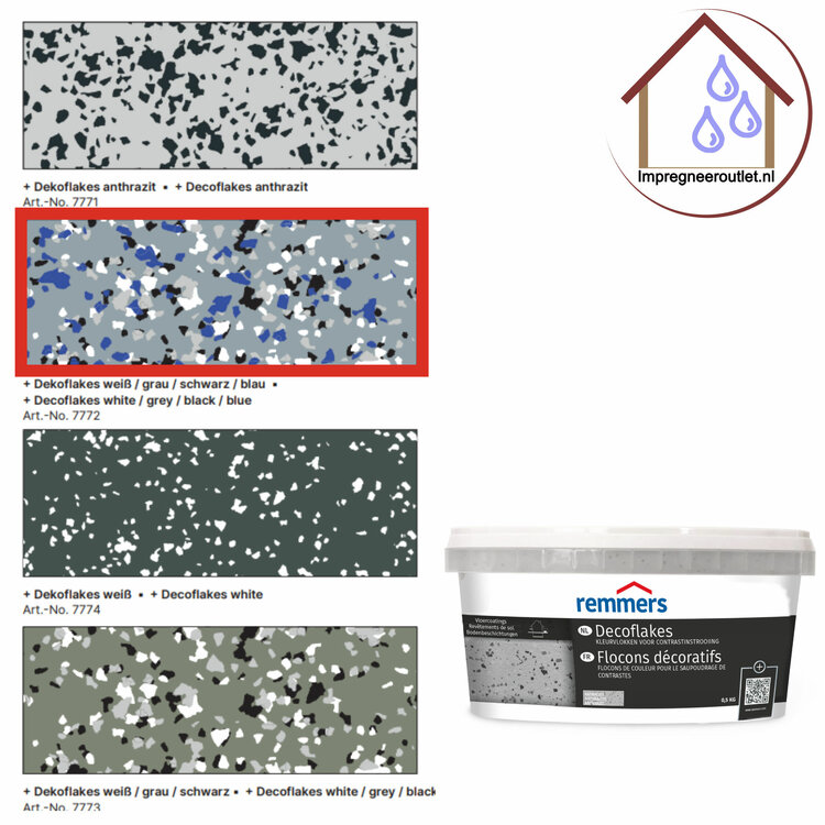 Decoflakes colors