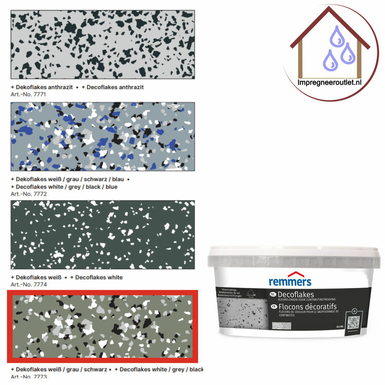 Decoflakes colors