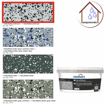 Decoflakes kleuren