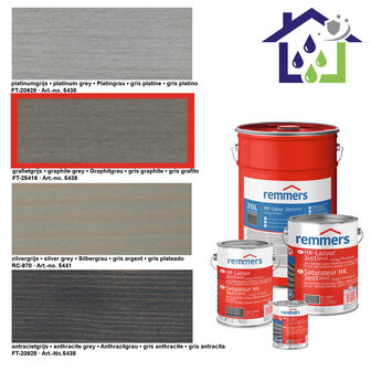 HK Lasur grey protect grafitgrau 10L