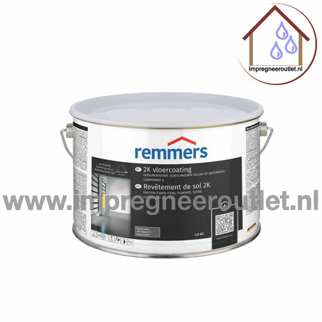 2K Vloercoating &ndash; Slijtvast & Epoxy - Basaltgrijs (5 kg)