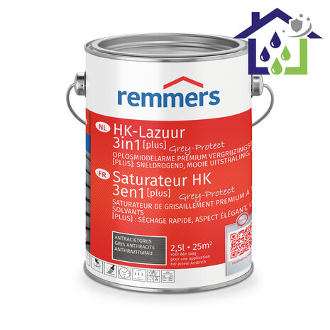 HK Lasur Platingrau 2.5L grey protect 