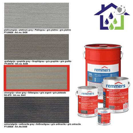 HK Lasur grey protect Silver grey 2.5L