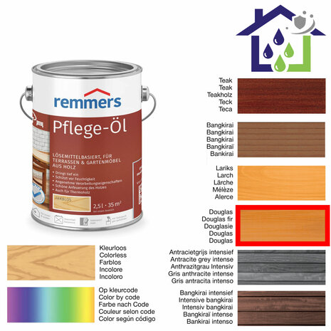 Tuinhoutolie Remmers Douglas 2.5L