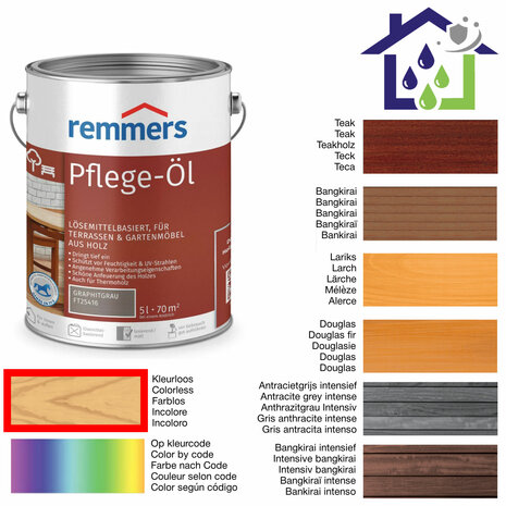 Incoloro Aceite para madera 5L