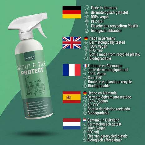 Ecofy voegen en tegels impregneren 500ml