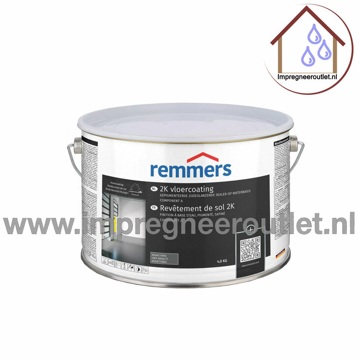 2K vloercoating steengrijs