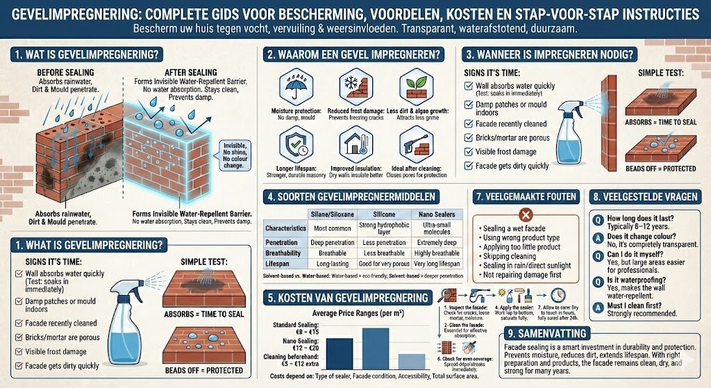 Gevel impregneren: complete gids voor bescherming en onderhoud