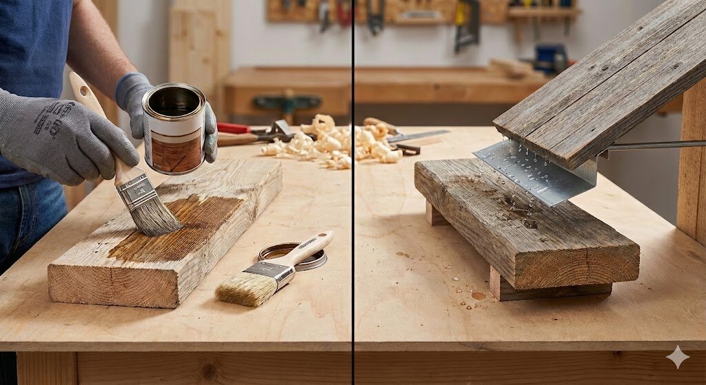 Impregneren vs. constructieve houtbescherming